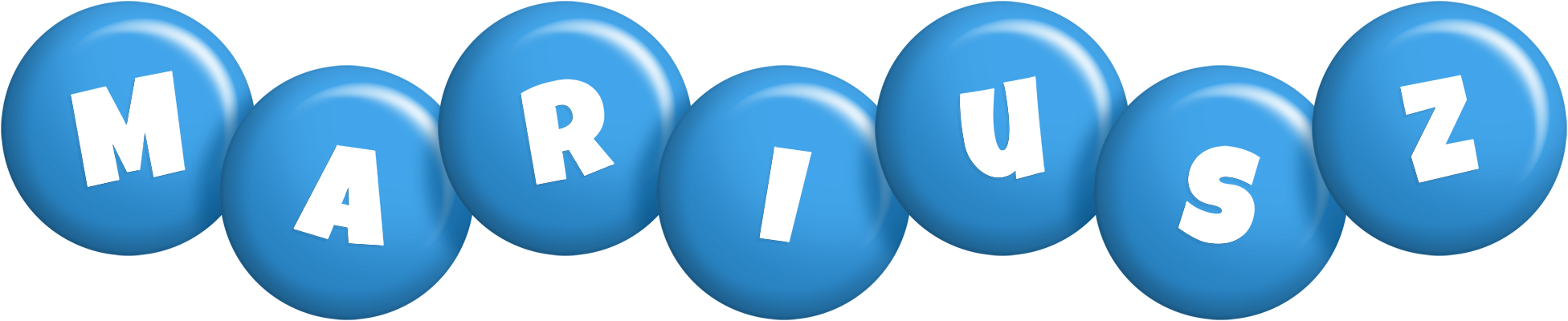 Mariusz candy-blue logo