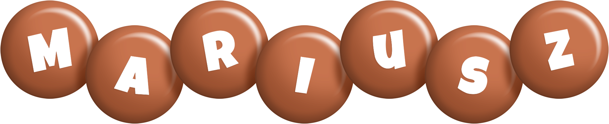 Mariusz candy-brown logo