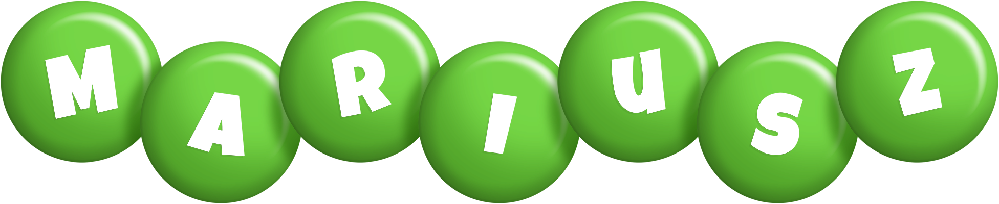 Mariusz candy-green logo