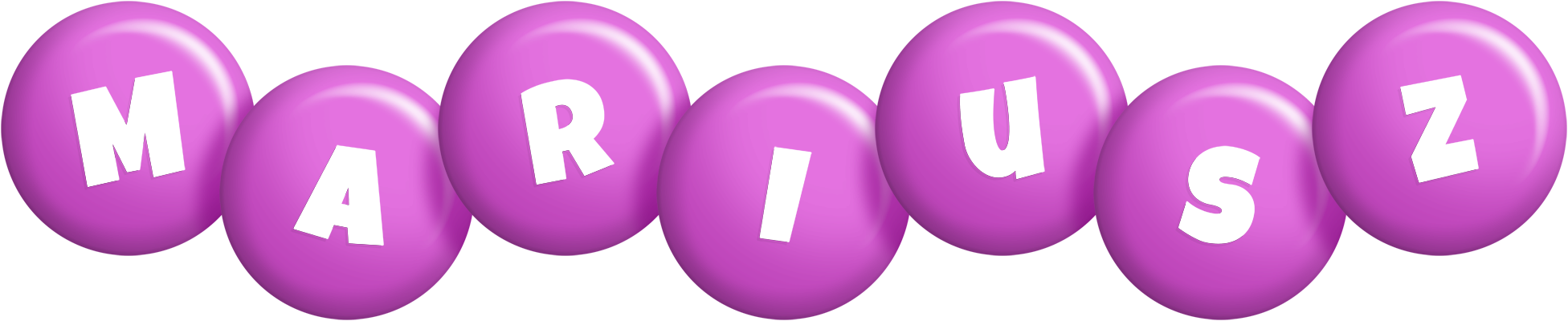 Mariusz candy-purple logo