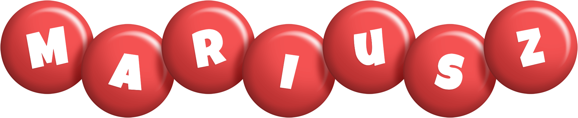 Mariusz candy-red logo