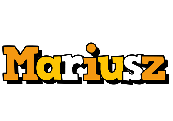 Mariusz cartoon logo