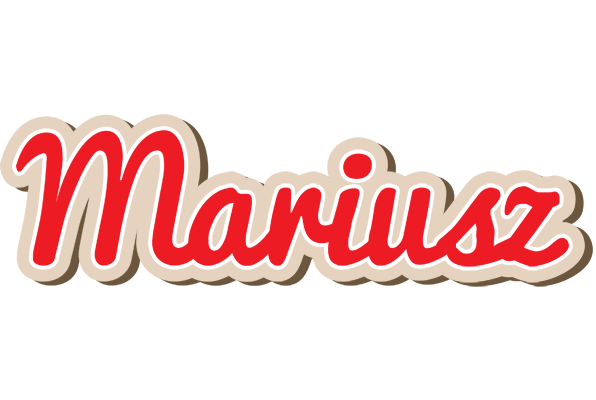 Mariusz chocolate logo