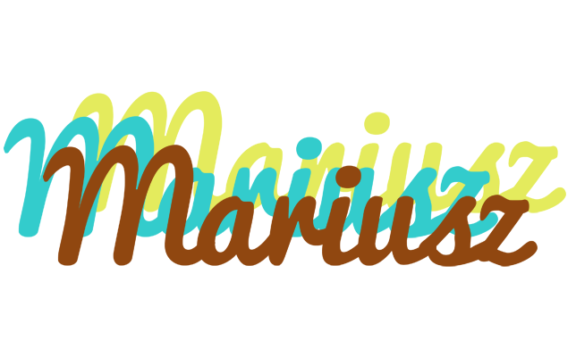 Mariusz cupcake logo