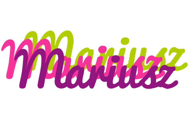 Mariusz flowers logo