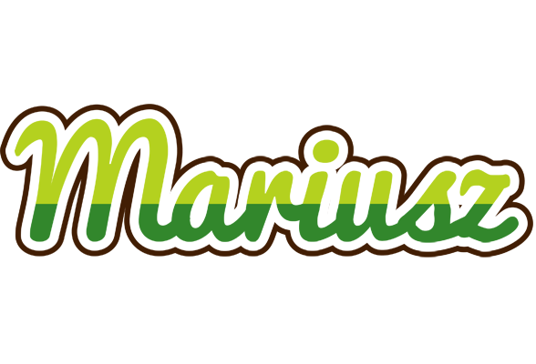 Mariusz golfing logo