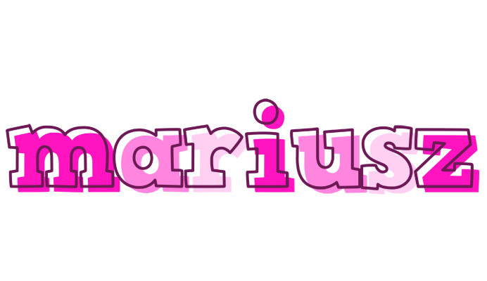 Mariusz hello logo