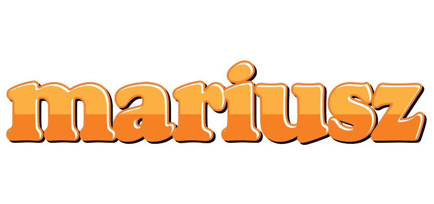 Mariusz orange logo