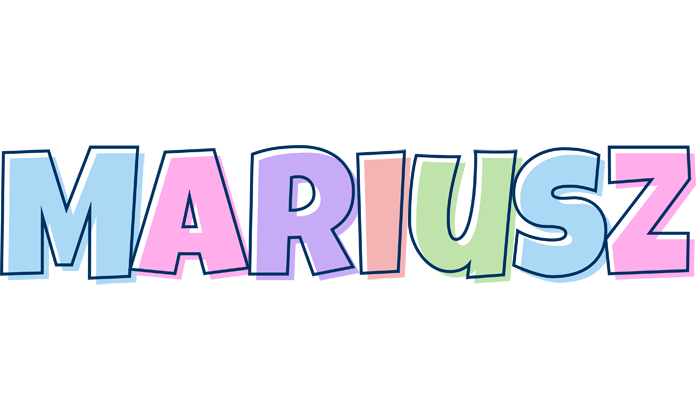 Mariusz pastel logo