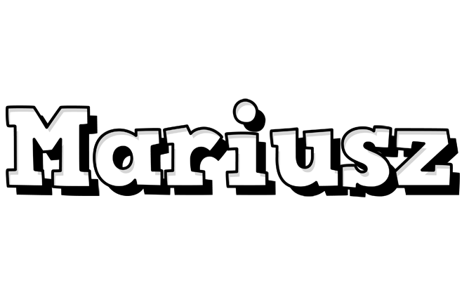 Mariusz snowing logo