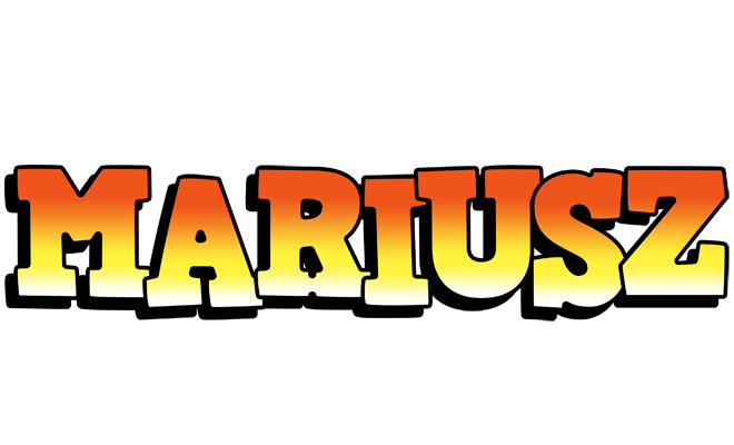 Mariusz sunset logo