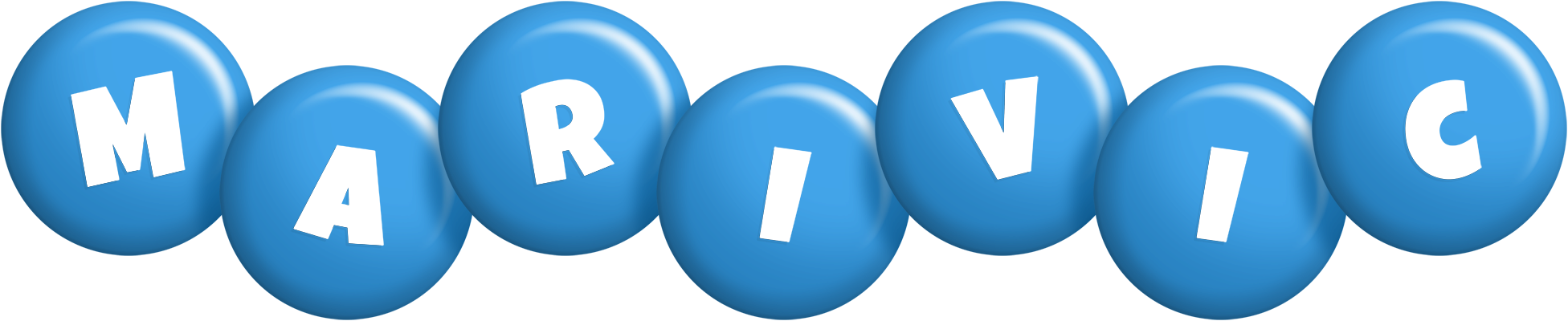 Marivic candy-blue logo