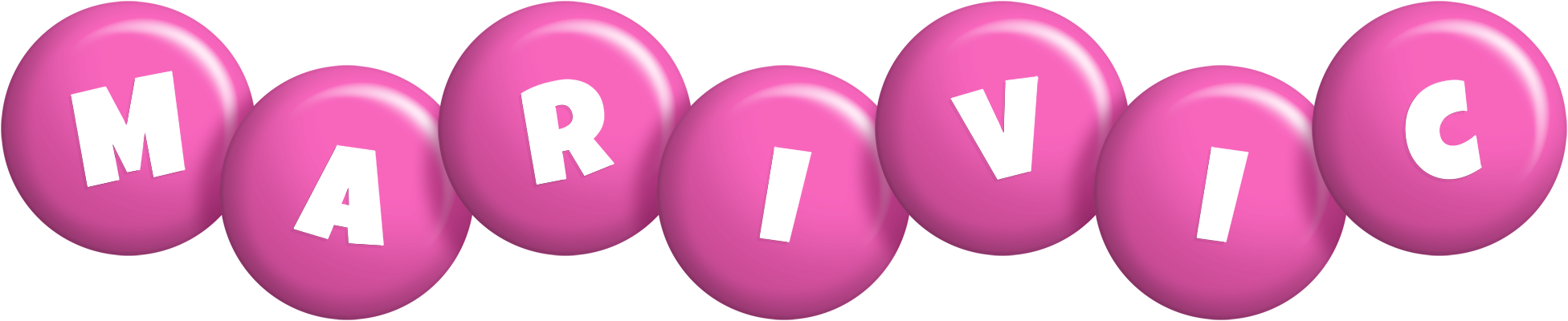 Marivic candy-pink logo