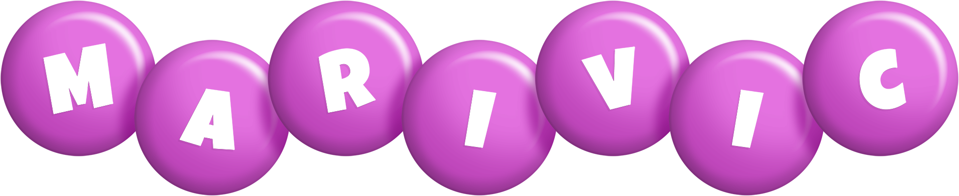 Marivic candy-purple logo