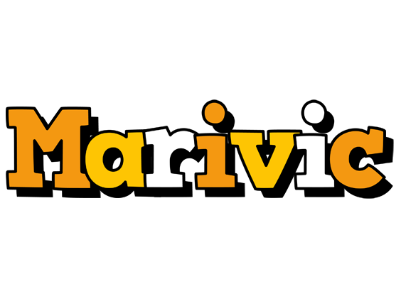 Marivic cartoon logo