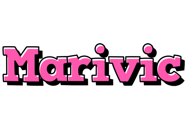 Marivic girlish logo