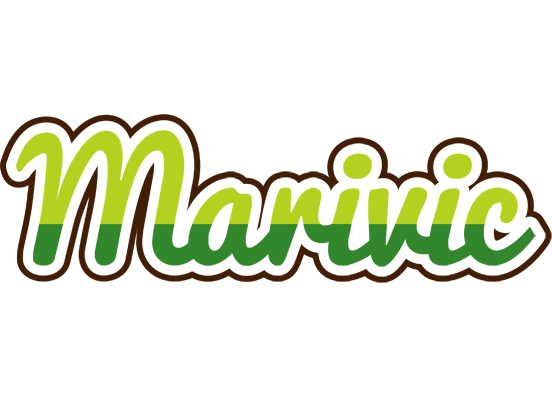 Marivic golfing logo