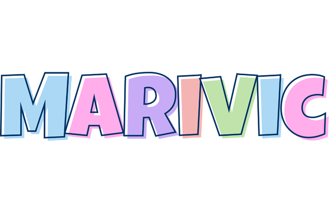 Marivic pastel logo
