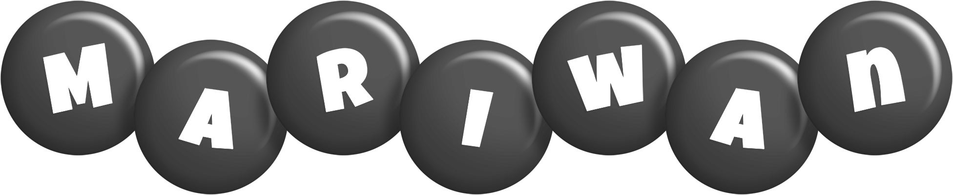 Mariwan candy-black logo