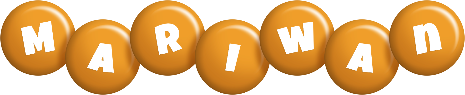 Mariwan candy-orange logo