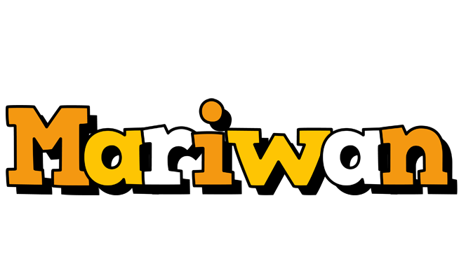 Mariwan cartoon logo