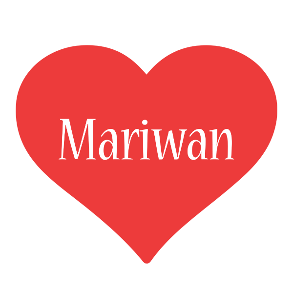 Mariwan love logo