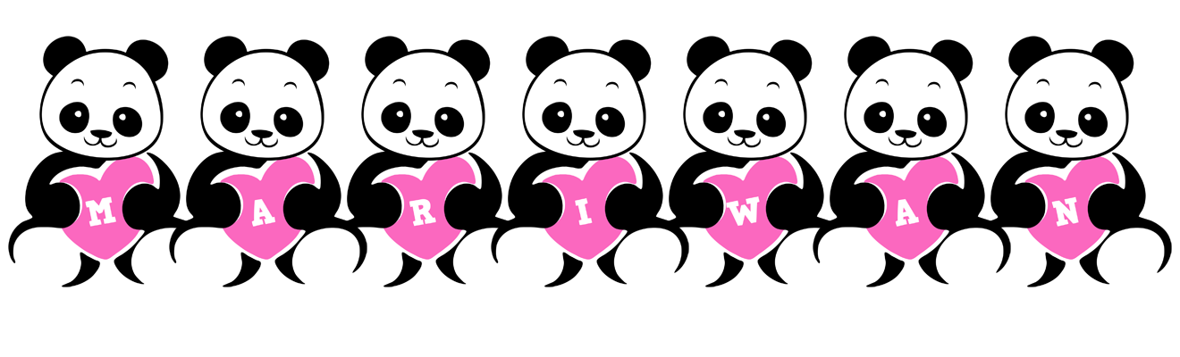 Mariwan love-panda logo