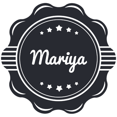 Mariya badge logo