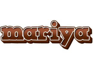 Mariya brownie logo