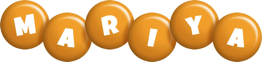 Mariya candy-orange logo