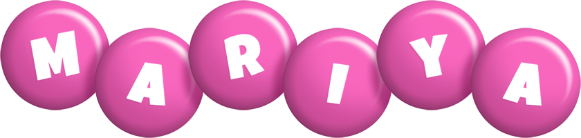Mariya candy-pink logo
