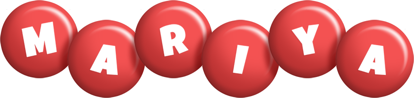 Mariya candy-red logo