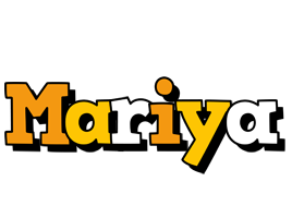 Mariya cartoon logo