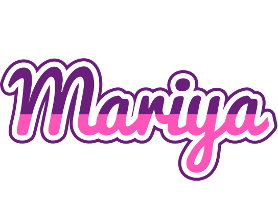 Mariya cheerful logo