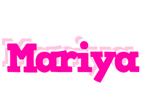 Mariya dancing logo
