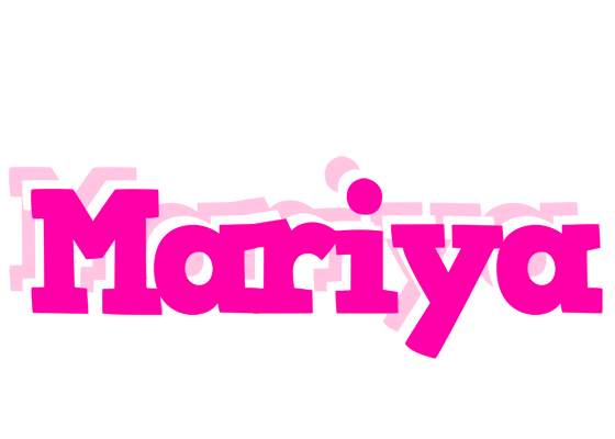 Mariya dancing logo