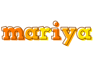 Mariya desert logo