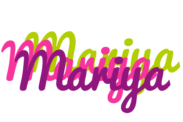 Mariya flowers logo