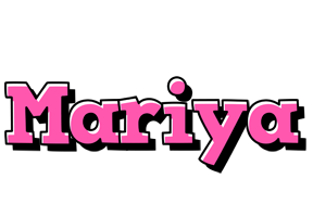 Mariya girlish logo