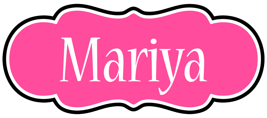 Mariya invitation logo