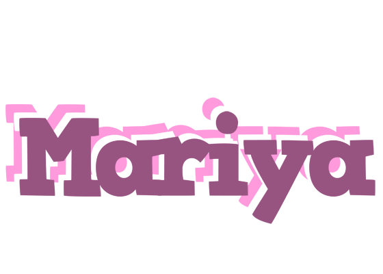 Mariya relaxing logo