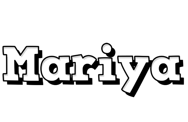 Mariya snowing logo
