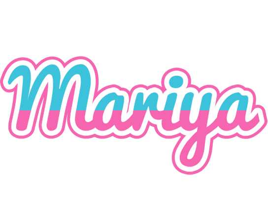 Mariya woman logo