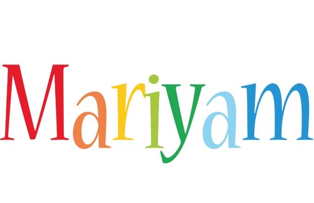 Mariyam birthday logo