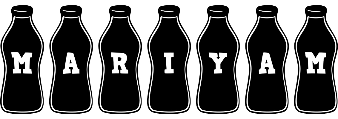 Mariyam bottle logo