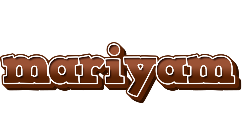 Mariyam brownie logo