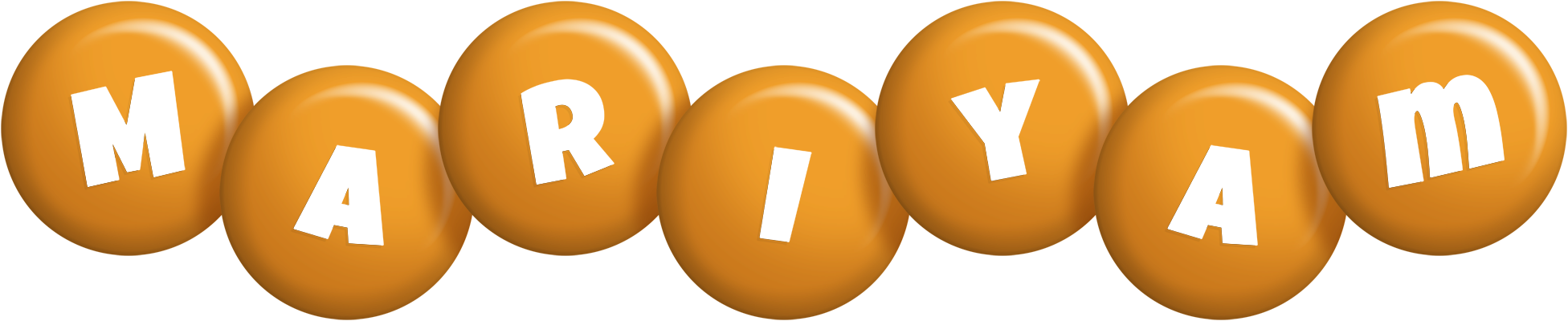Mariyam candy-orange logo