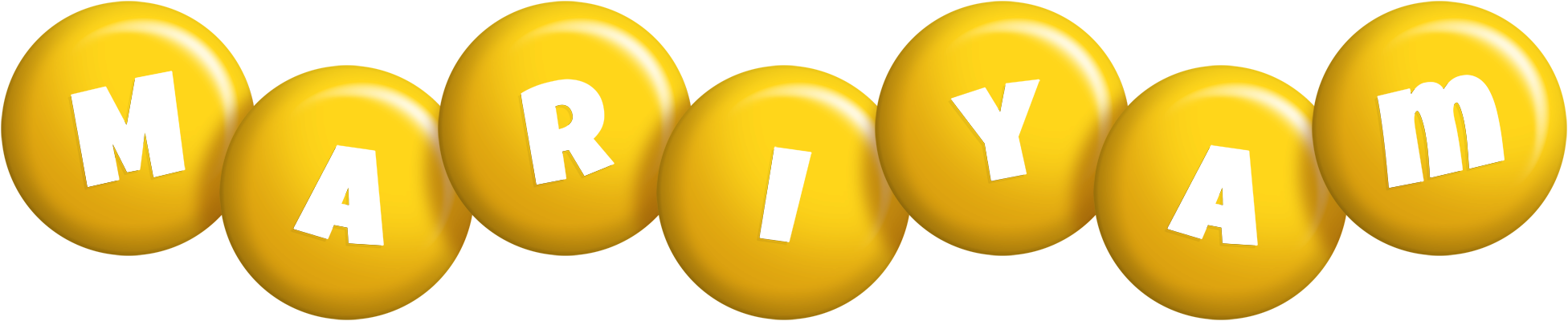 Mariyam candy-yellow logo