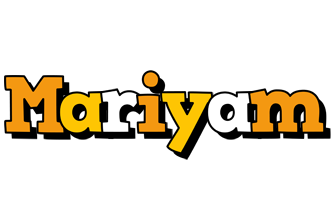 Mariyam cartoon logo