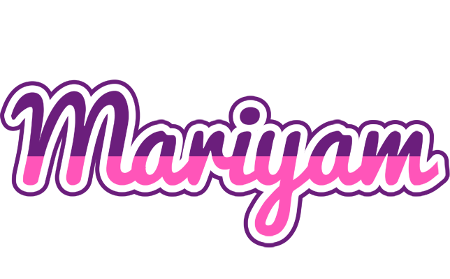 Mariyam cheerful logo